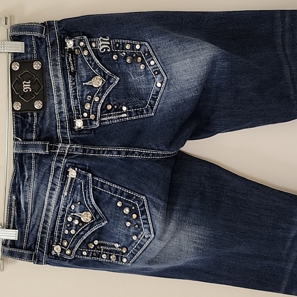 Miss Me Y2K Easy  Boot Cut JE5463E3R Women’s Flare Jeans  Mid Wash  Size 28 - Picture 14 of 16